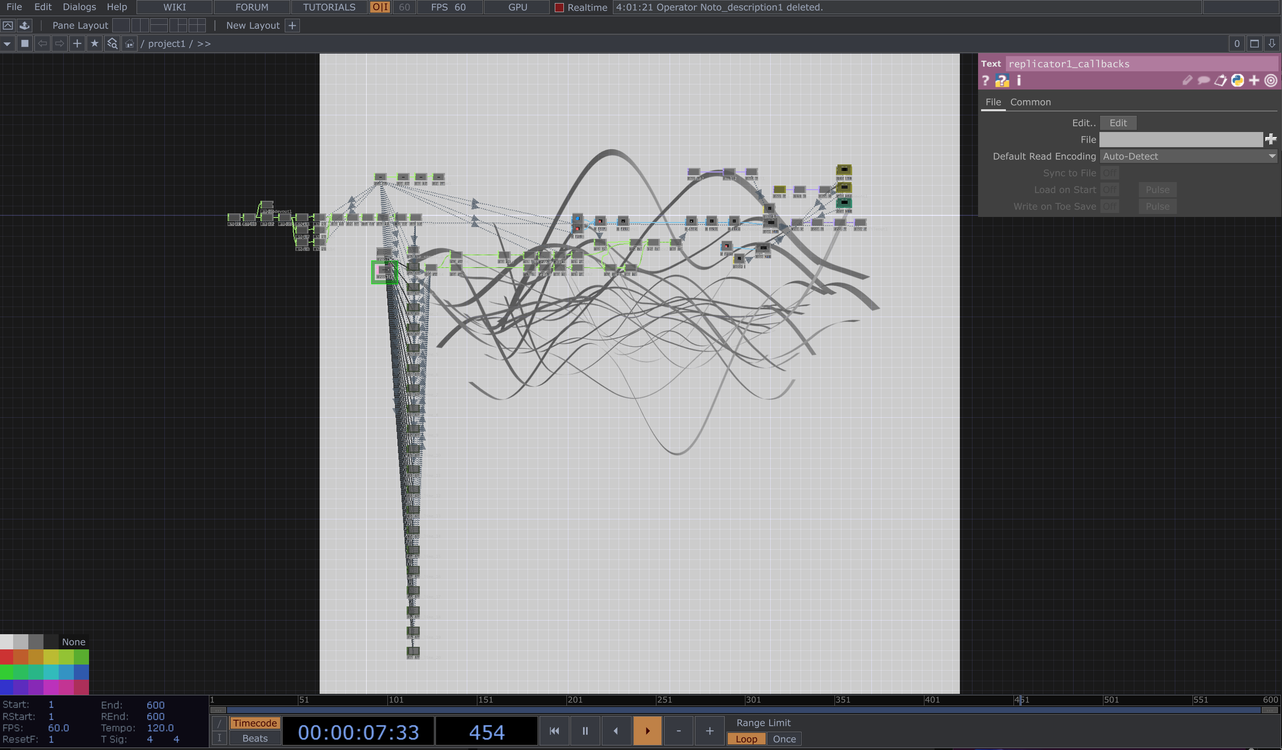 TouchDesigner Network